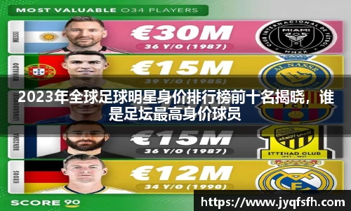 2023年全球足球明星身价排行榜前十名揭晓，谁是足坛最高身价球员